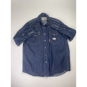 Men's Blue Denim Shirt